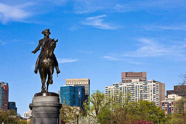istock George Washington at the Boston Garden 168490216