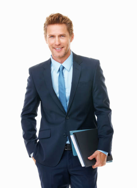 istock Young business man smiling 168490280