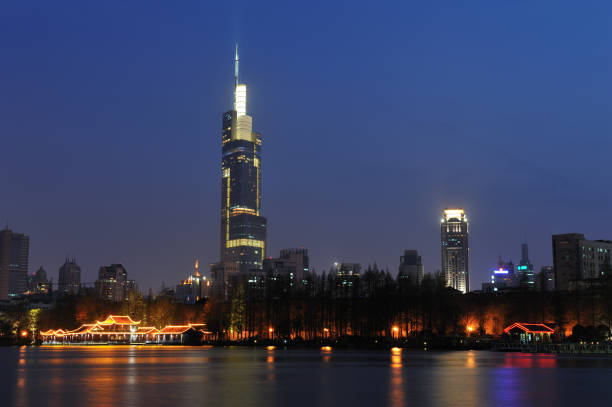 istock Nanjing Skyline at Night 168490396