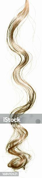 Blondes Haarmodell Auf Weiß Stockfoto und mehr Bilder von Freisteller – Neutraler Hintergrund - Freisteller – Neutraler Hintergrund, Einzelner Gegenstand, Sich zusammenrollen