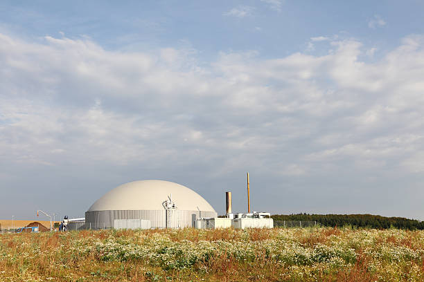 istock bio gas power generator in green meadow 168492897