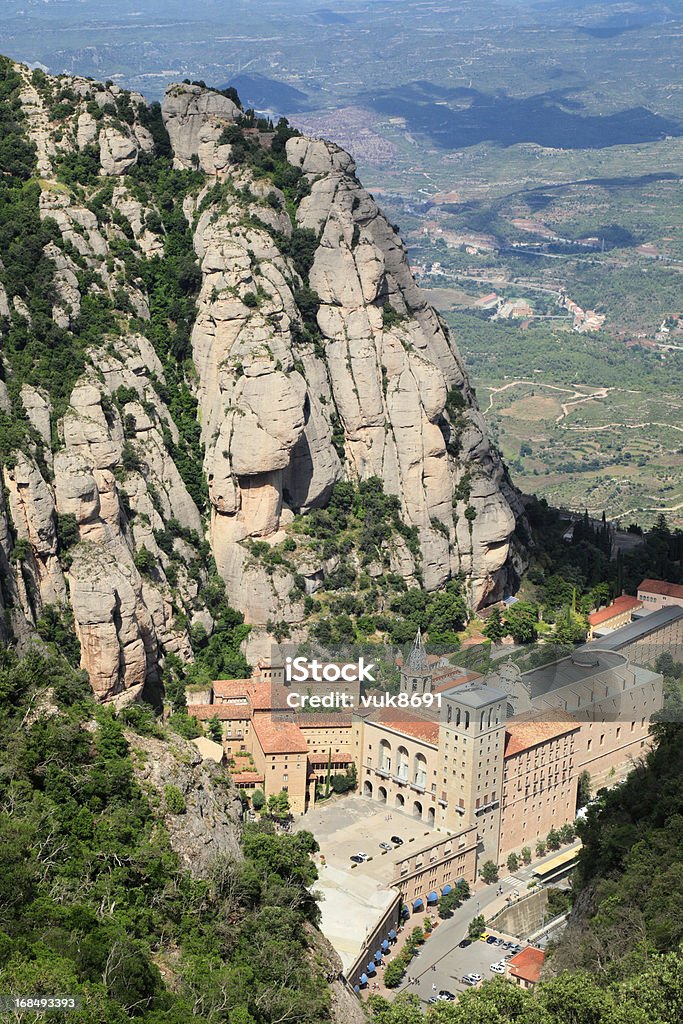 Mosteiro de Montserrat - Royalty-free Montserrat - Catalunha Foto de stock