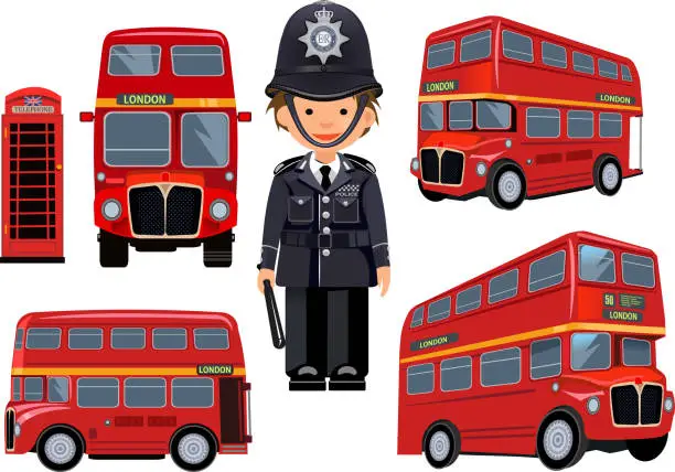 Vector illustration of London bus