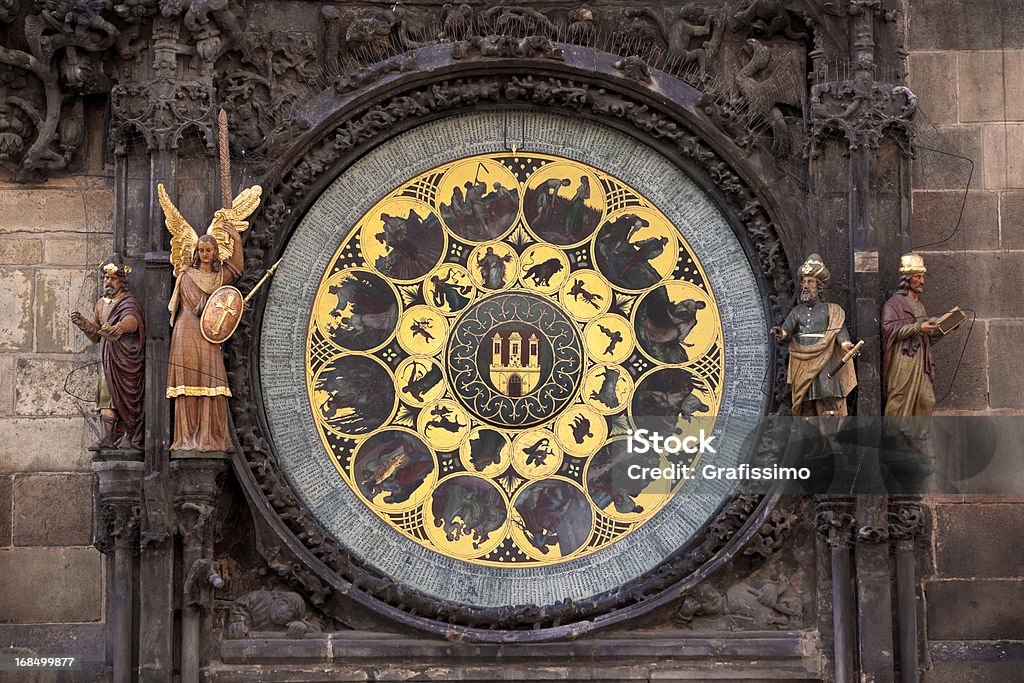 Astronomical clock in Prague Czech republic with zodiac sign http://farm7.static.flickr.com/6172/6191984575_edc6b0ea12.jpg?v=0 Architecture Stock Photo
