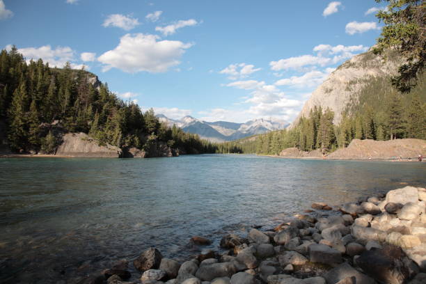 istock Bow falls in Canadian Rockies 168502983