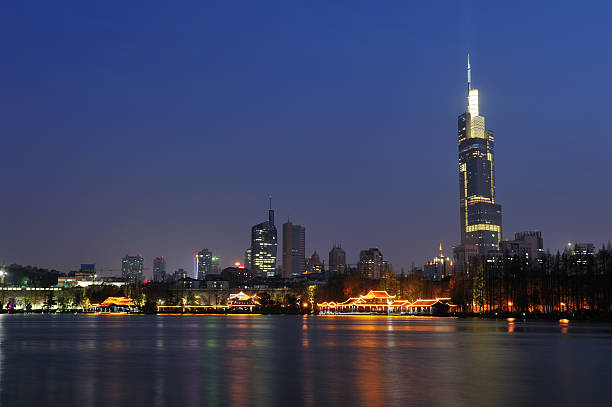 istock Nanjing Skyline at Night 168504275