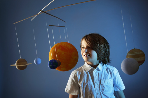 Kids & Science, homemade Solar System - Studio 