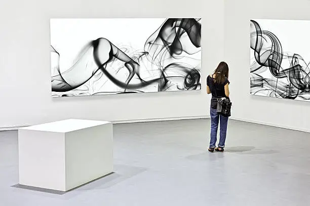 Photo of Modern art exhibition