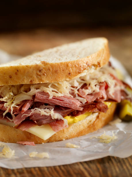 istock Pastrami and Swiss Sandwich 168507550