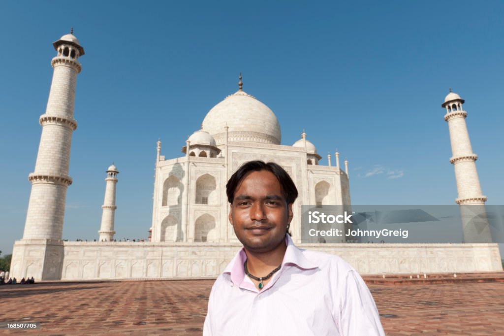 Indian Man At The Taj Mahal Stock Photo Download Image Now Men, Taj