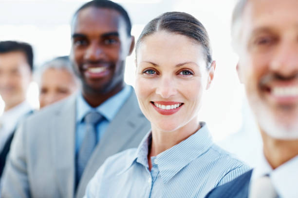istock Female executive with her colleagues 168507884