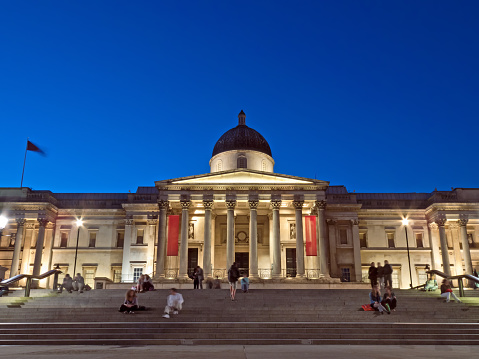 The National Gallery. Trafalgar Square, London, UK