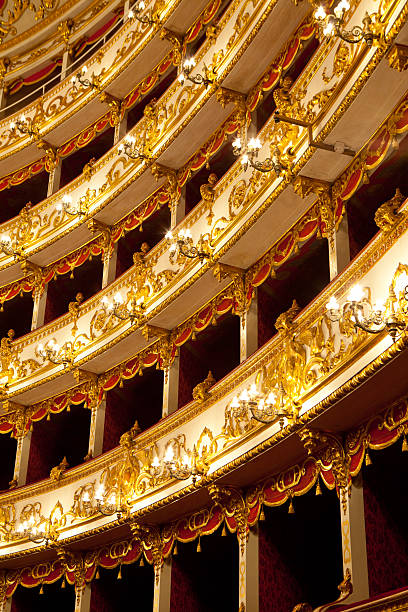 istock Boxes of Italian antique theater 168510437