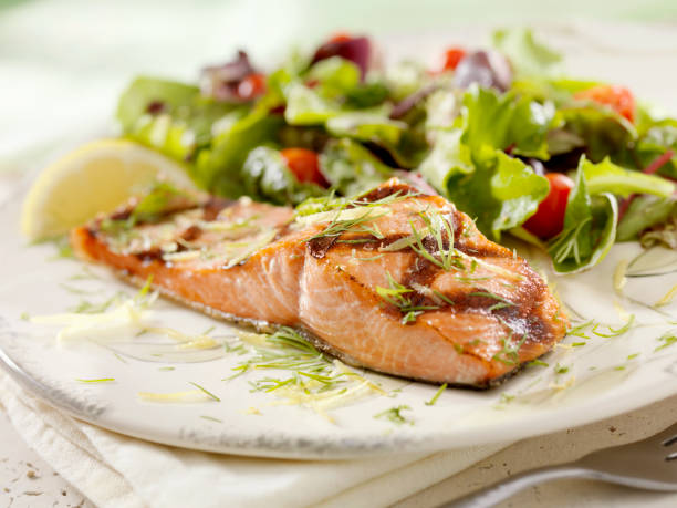 BBQ Grilled Salmon Fillet