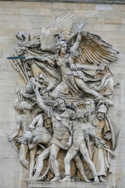 istock Arc de Triomphe, Photo image a Beautiful panoramic view of Paris Metropolitan City 1685128653