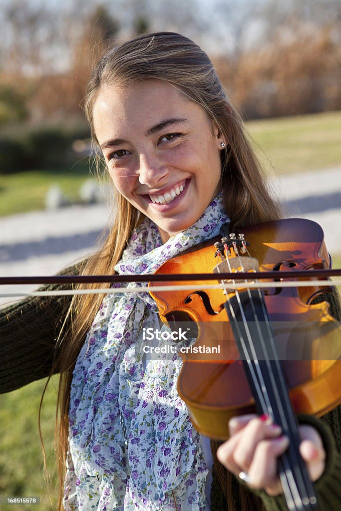 Violinista - Royalty-free Adolescente Foto de stock