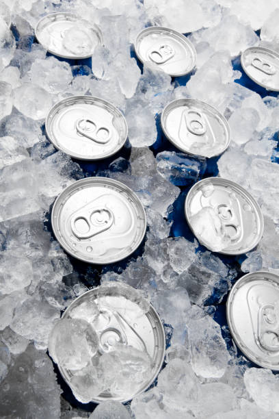 istock Soda or Beer Cans on Ice 168518163
