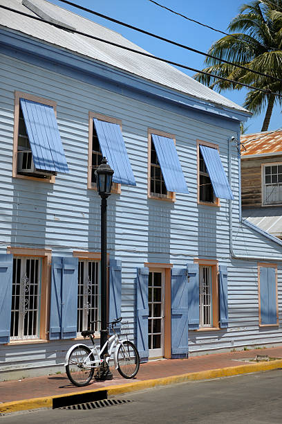 istock wooden townhouse Key West Florida 168518799
