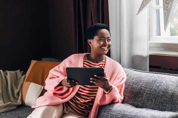 istock Portrait of a Woman Using a Tablet 1685208569