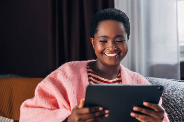 istock Portrait of a Woman Using a Tablet 1685208577