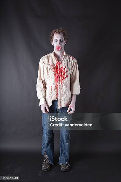 Formal Portrait Of A Zombie Stock Photo - Download Image Now - Zombie, Stage Costume, Full Length