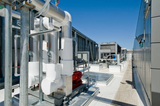 istock HVAC Installation with Chillers and Compressors 168523517