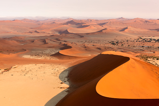 Aerial View of the Namib Desert