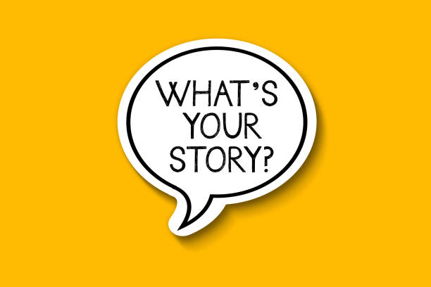 istock What Is Your Story speech bubble isolated on the yellow background 1685237870