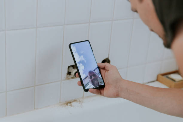 istock A young man is talking on a video call in the bathroom. 1685246799