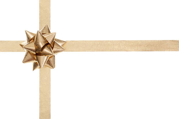 Gold colored gift Bow