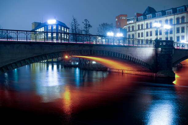 istock View of bridge over river at night 1685262884