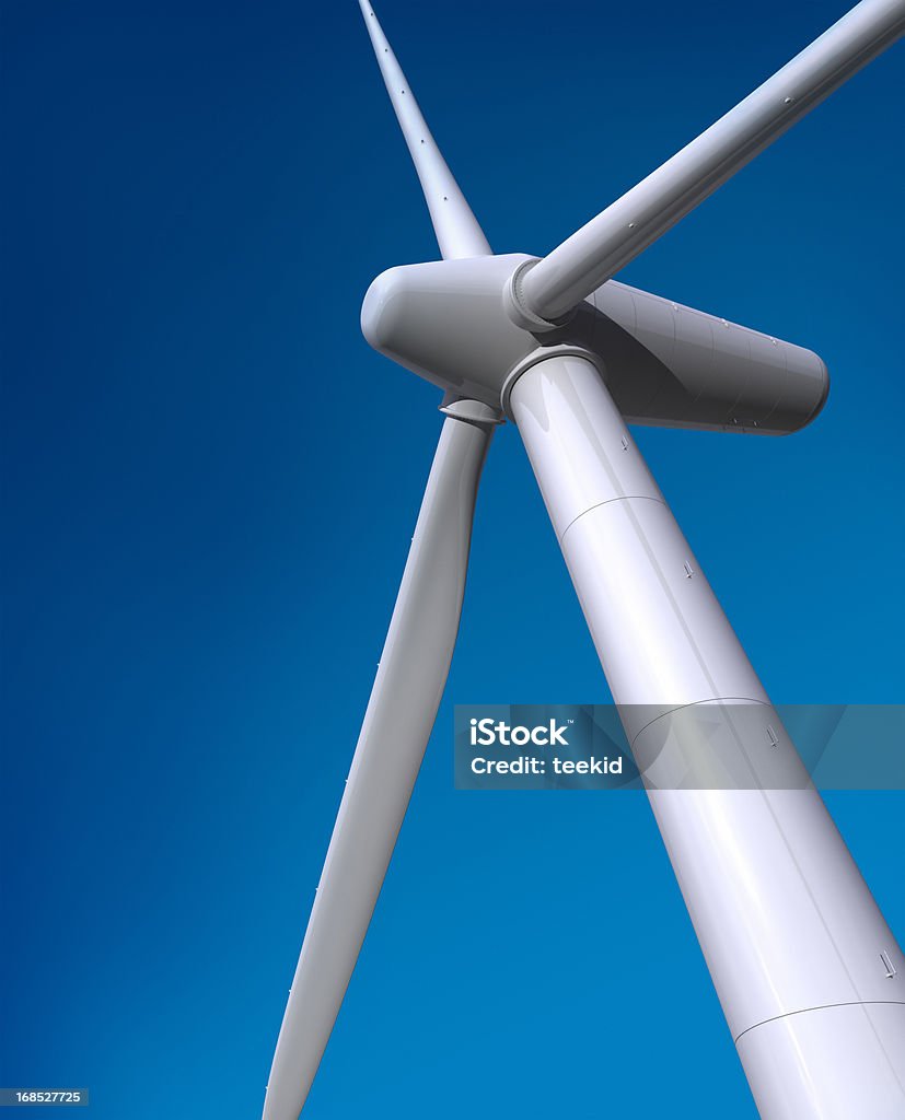 Turbina Eólica - Foto de stock de Alto - Descrição Geral royalty-free