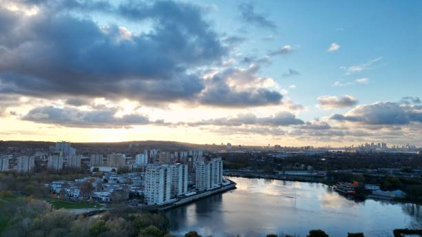 istock a river flows through the middle of a city under a cloudy sky 1685278055
