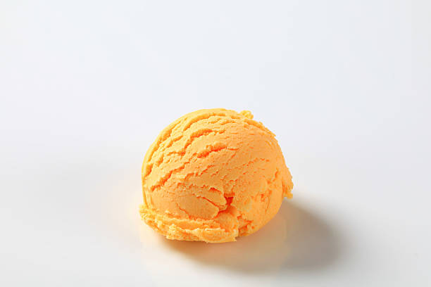 istock Scoop of orange icecream 168528134