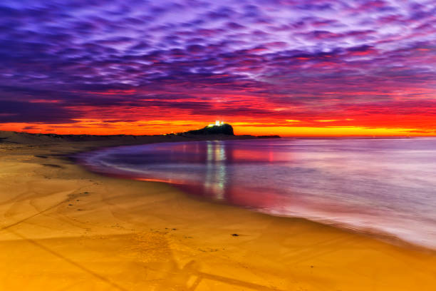 istock Sea Nobbys Dark bay beach 1685296841