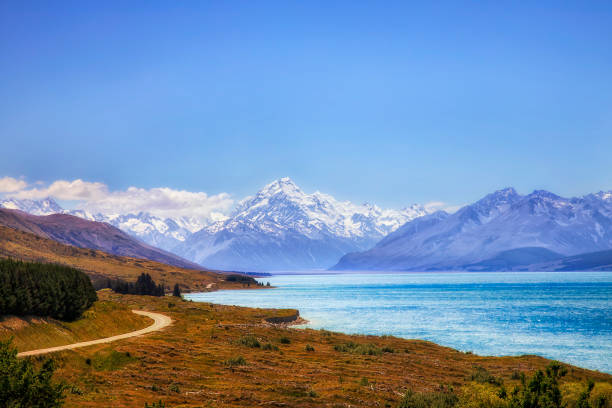 istock NZ Mt Cook Lake Turn 105mm 1685300486