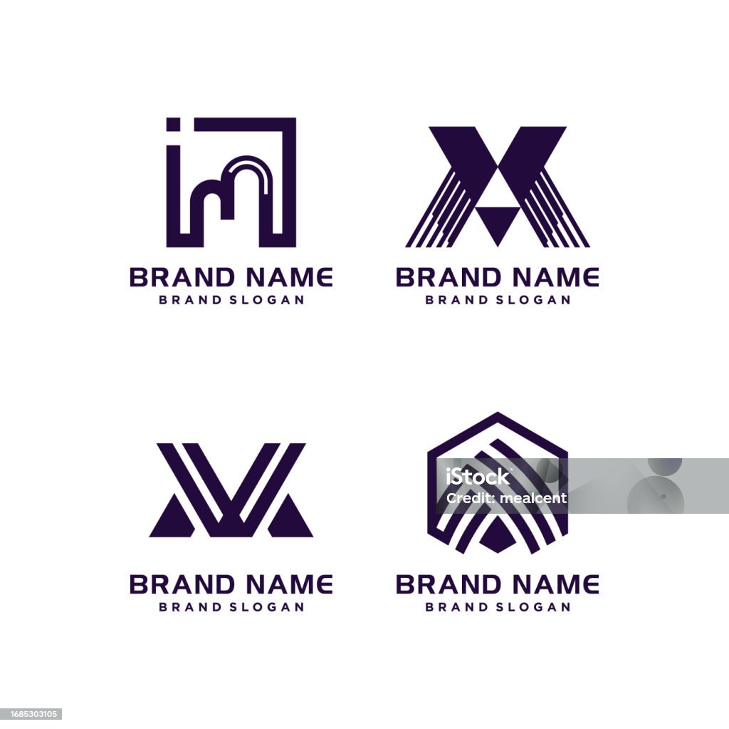 M Disign Letter M Design Vector With Modern Creative Style Concept Stock ...