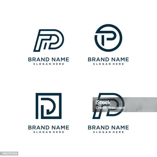 Letter P Design Vector With Modern Creative Style Concept Stock ...