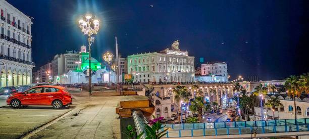 istock the corniche of Algiers and the port at night 1685331047