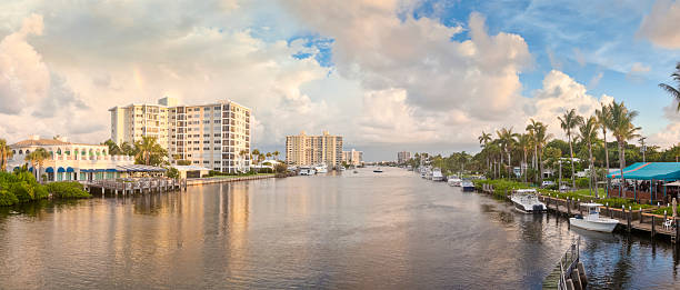 istock Florida's Intercoastal Water Way with Spectacular Clouds and Reflections 168533517