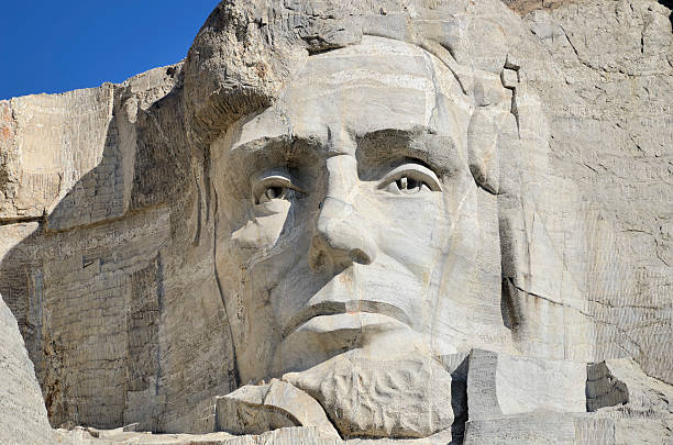 monumento nazionale del monte rushmore - president mt rushmore national monument day abraham lincoln foto e immagini stock