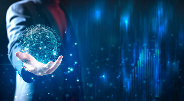 istock Businessman hand show of digital data network transformation for next generation technology on cyberspace, Internet network and digital software development, Algorithm, Metaverse and data science. 1685399493
