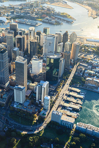 istock Sydney downtown - aerial view 168542896