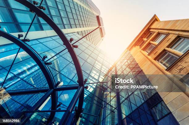 Futuristic Office Building Stock Photo - Download Image Now - Architecture, Angle, Building Exterior