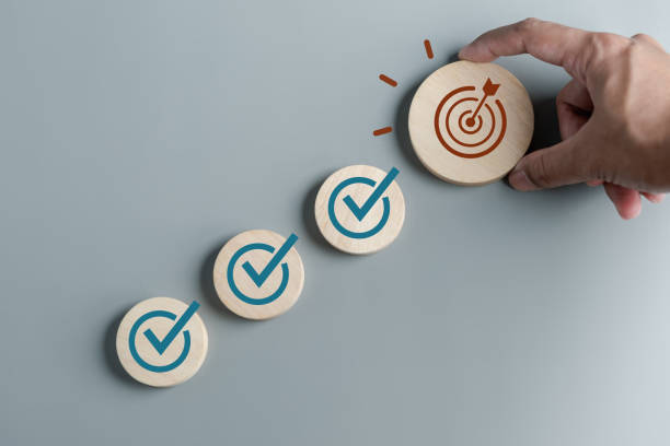 istock Step to Quality Standard approved Assurance or QA and Quality Control or QC and improvement. Standardization. certification. Compliance to regulations service and standards. 1685553622