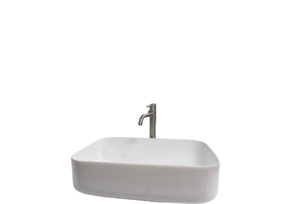 istock Washbasin isolated on a white background 1685684201