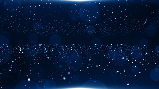 Particles dust abstract light motion background. Animation of shimmering particles. Perfect as a background for topics like cinematic or luxury and titles. Created in AfterEffects with Trap code Particular.
