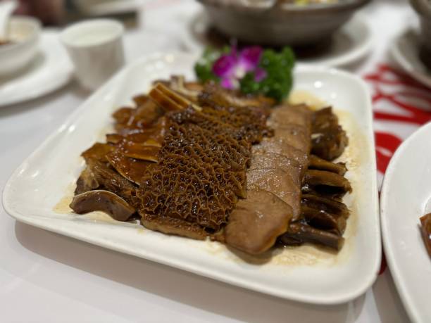 istock Cantonese Food Style, Marinated Meat Platter, Marinated platter (Lo Mei platter) with marinated beef tripe, pig ears, pork tongues and duck tongues, traditional Chinese cuisine food 1685762782