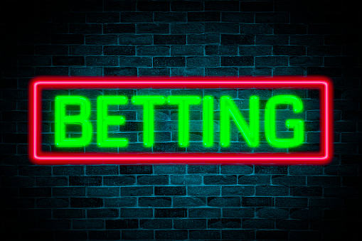 Betting neon banner