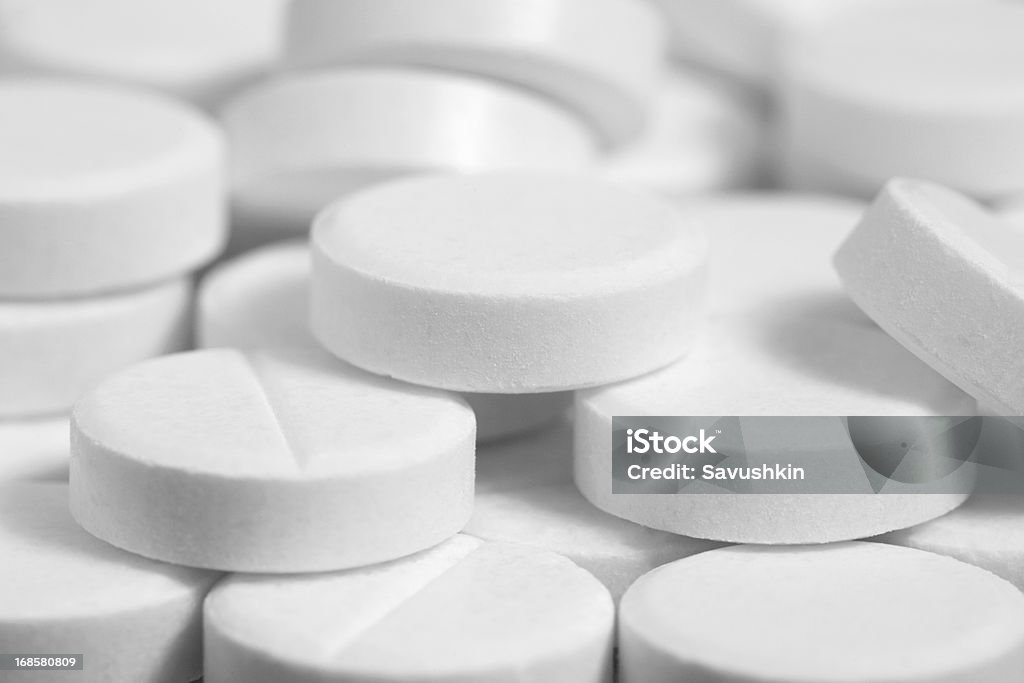 Tablets - Lizenzfrei Acetylsalicylsäure Stock-Foto